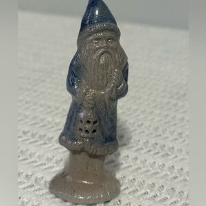 Vintage rowe pottery salt glazed Santa